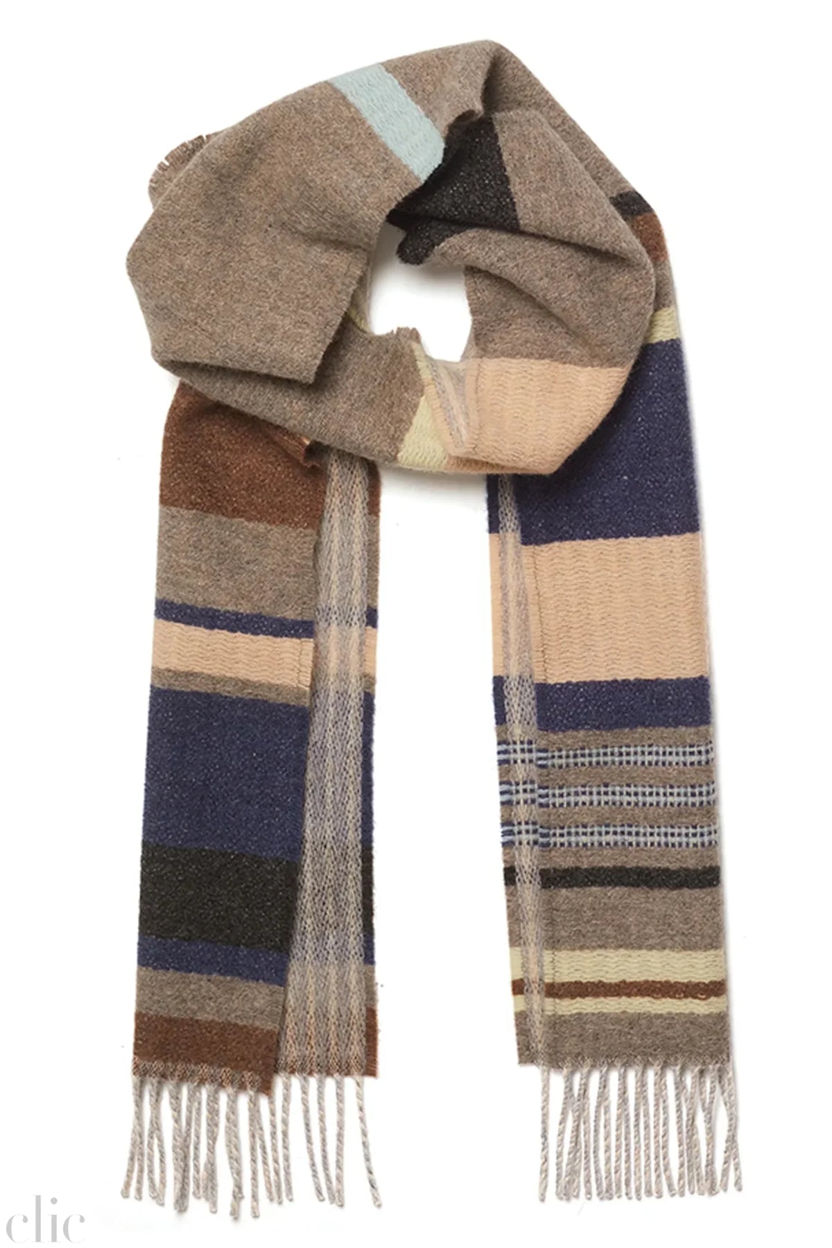 Angus Scarf in Oyster, from Wallace sewell