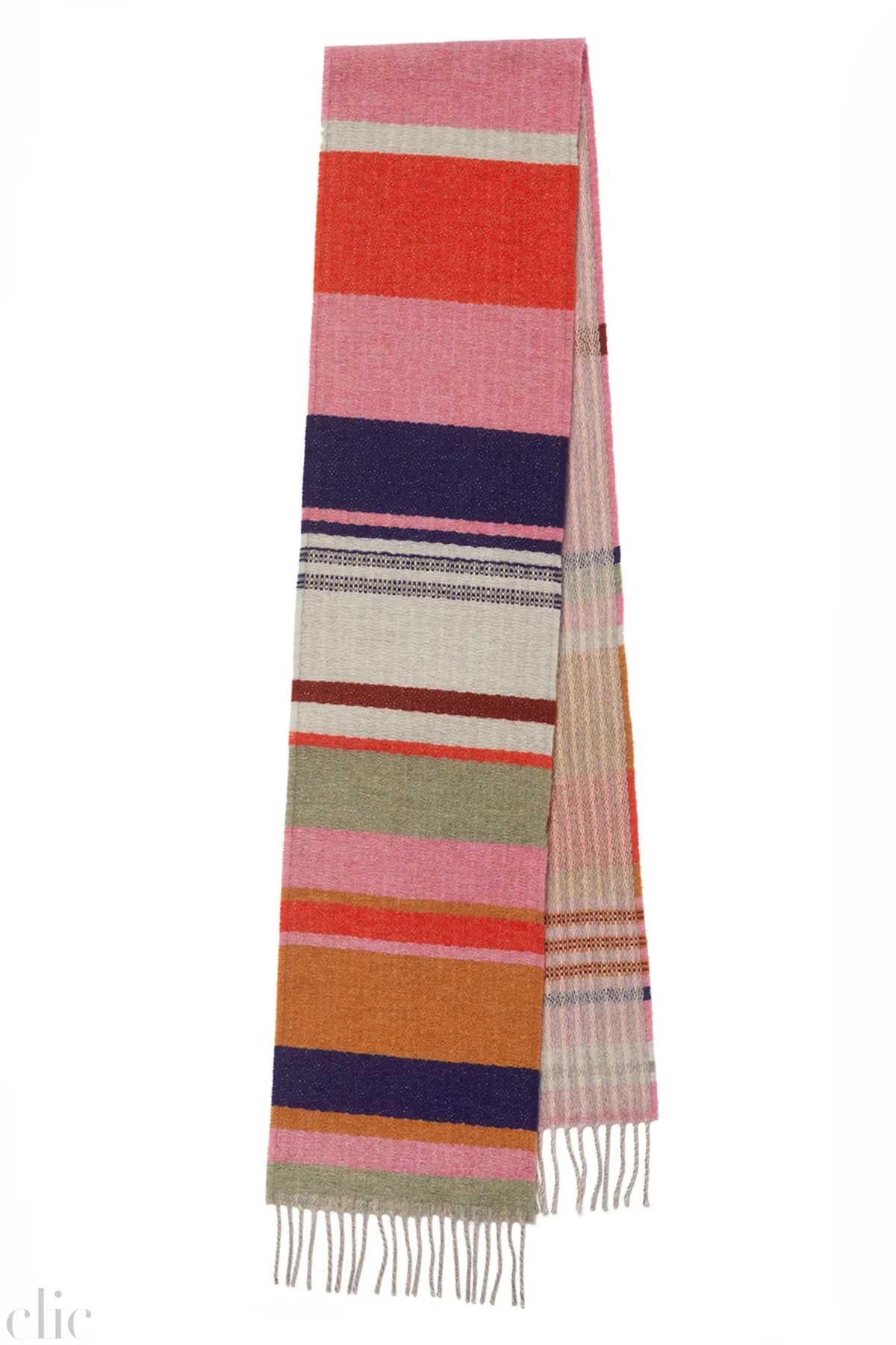 Angus Scarf in Strawberry, from Wallace Sewell