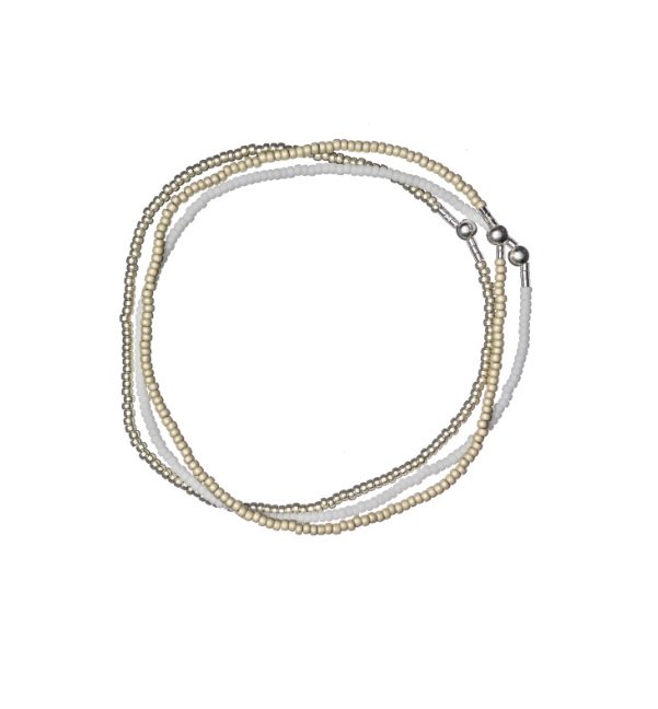 White silver Stack Bracelet, from Templestones
