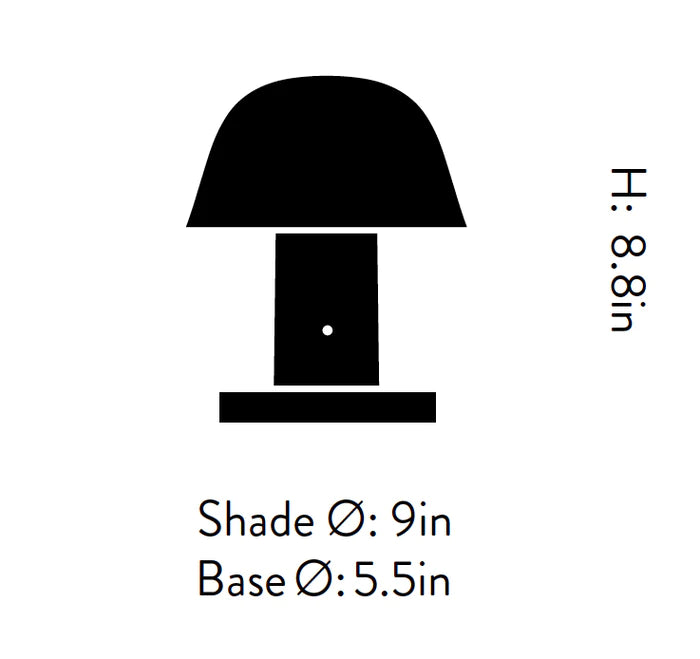 Setago Portable Lamp in Maroon Grape