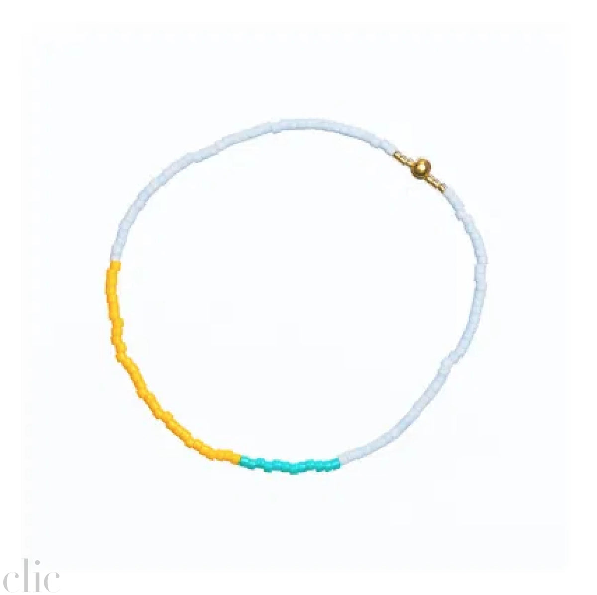 Pale Blue Squash and Turquoise Stack Bracelet, from Templestones
