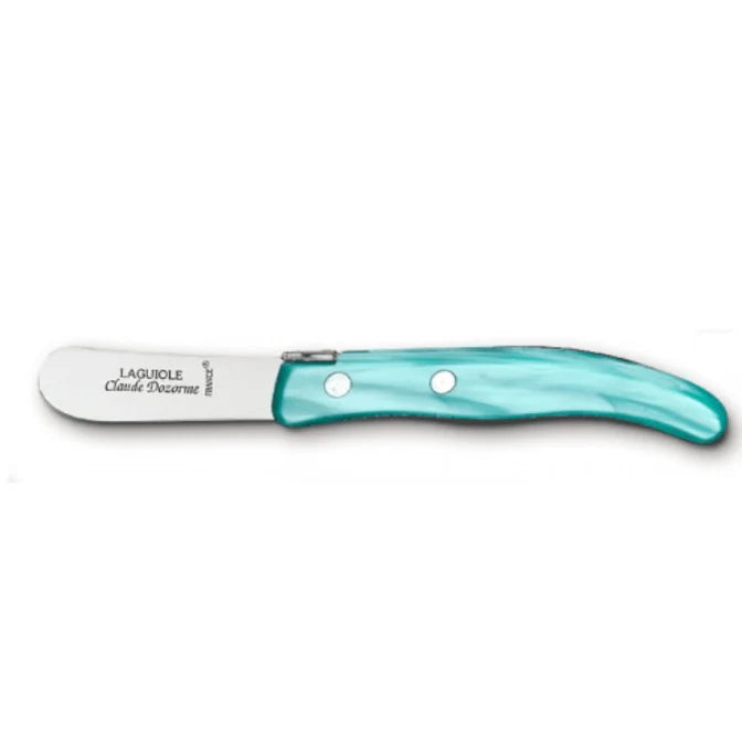 Berlingot Butter Knife in Turquoise from Claude Dozorme