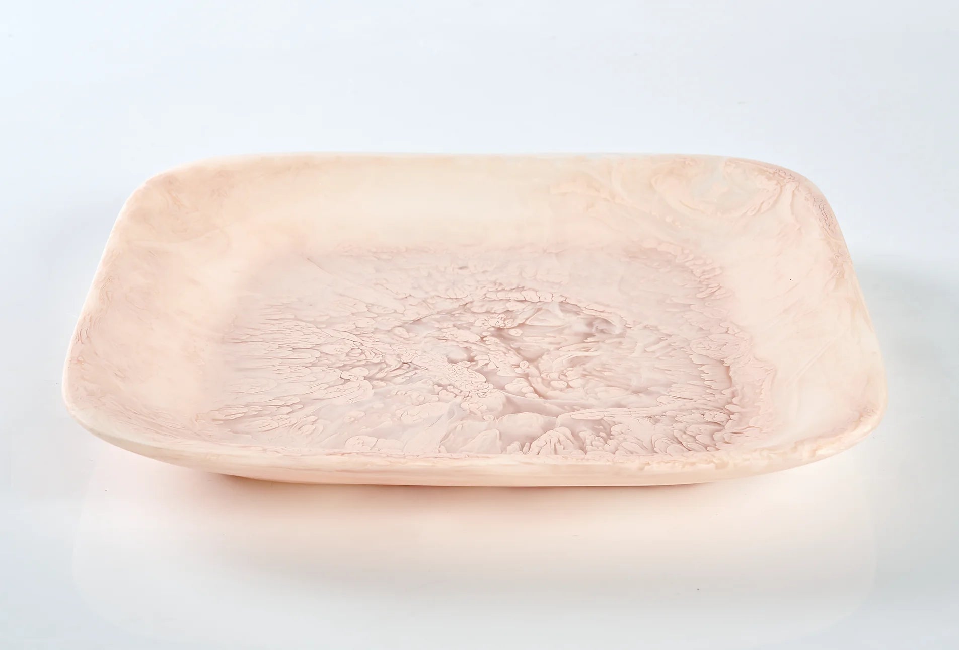 Square Tray in Blush Swirl, from Nashi Home