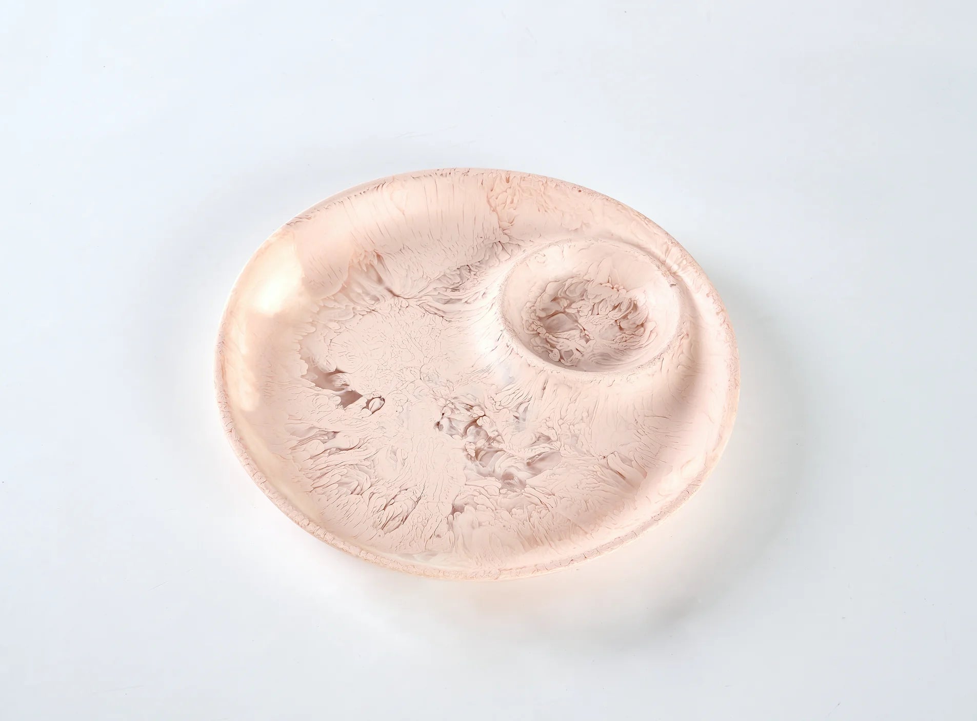 Chip N Dip Bowl in Blush Swirl, from Nashi Home