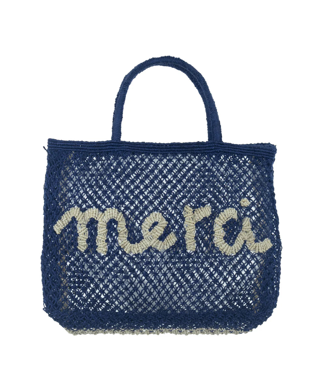 Merci Bag in Indigo and Natural, from The Jacksons