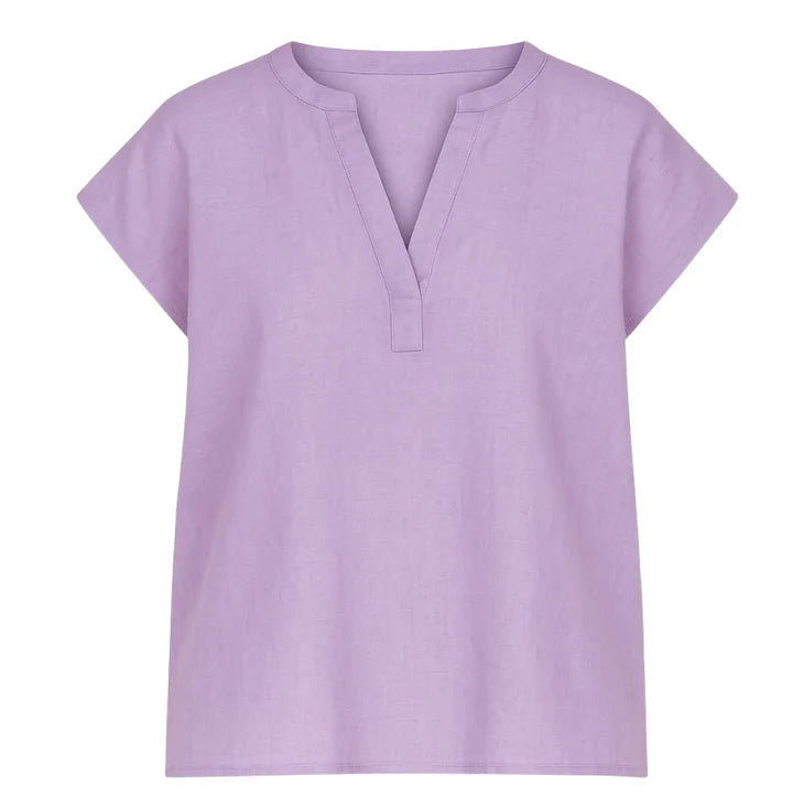 Trinity Top Brushed Cotton in Lavender, from Secular