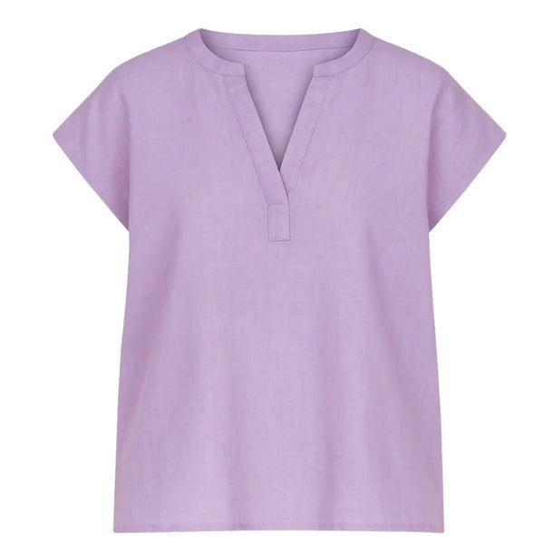 Trinity Top Brushed Cotton in Lavender, from Secular