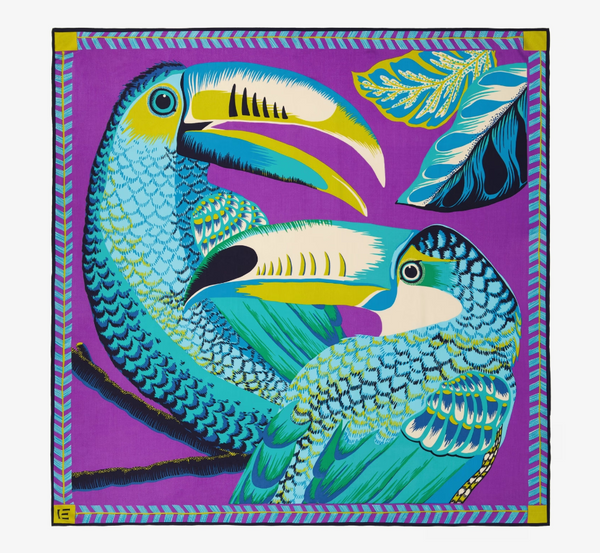 Square 130 Toucan in Purple, from Inoui Editions