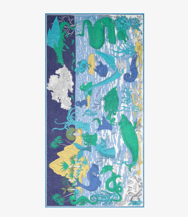 Scarf 100 Fantastique in Emerald, from Inoui Editions