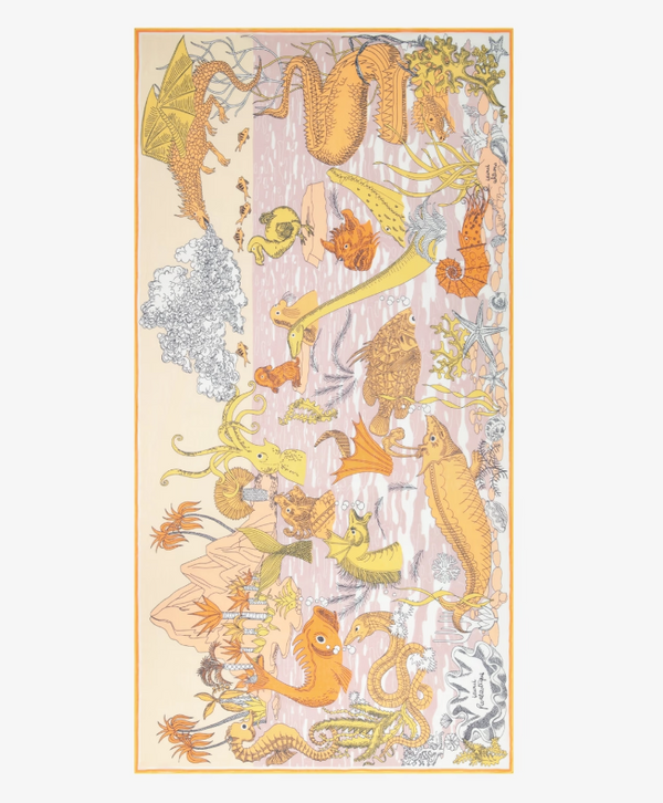 Scarf 100 Fantastique in Powder, from Inoui Editions