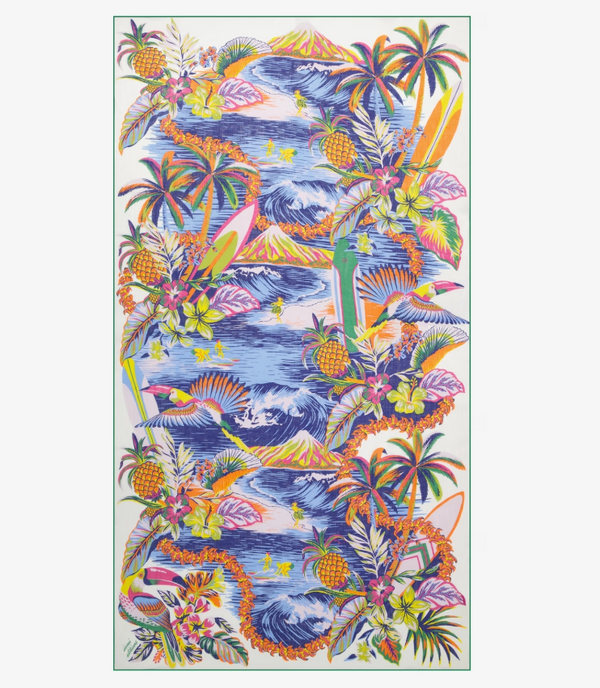Scarf 100 Hawaii in White, from Inoui Editions