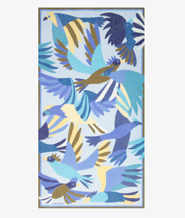 Scarf 100 Voyage in Blue, from Inoui Editions