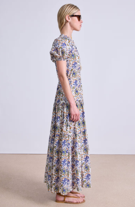 Mazza Maxi in Batik Floral Cream, from Apiece Apart