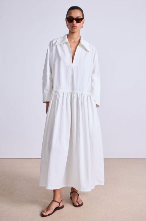 Romana Maxi in Cream, from Apiece Apart