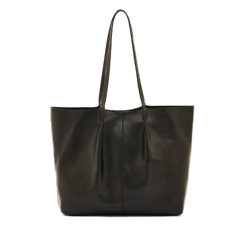 Nina Cowhide Tote Bag in Black, from Il Bisonte