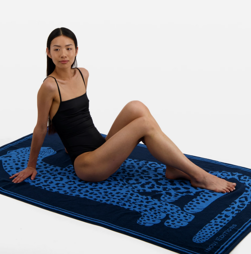 100 Fetiche in Beach Towel in Blue, from Inoui Editions
