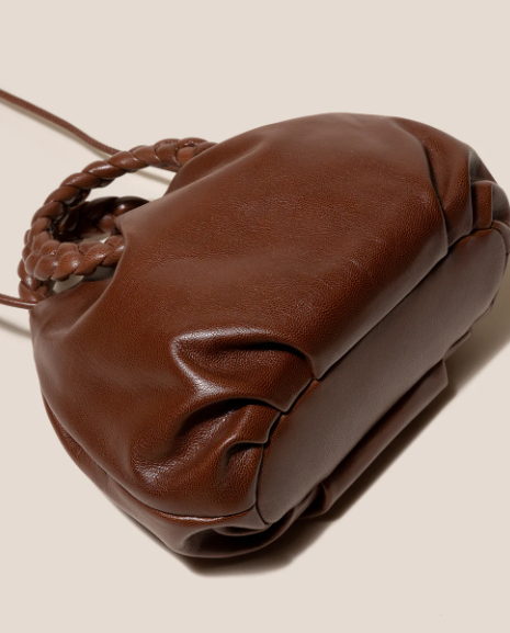 Bom Bon M Supple Shiny in Chestnut, from Hereu
