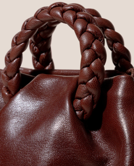 Bom Bon M Supple Shiny in Burgundy, from Hereu