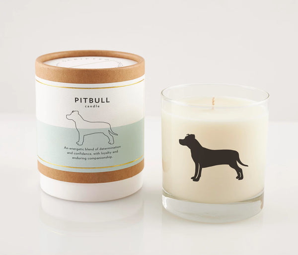 Pitbull Dog Breed Soy Candle, from Scripted Fragrence