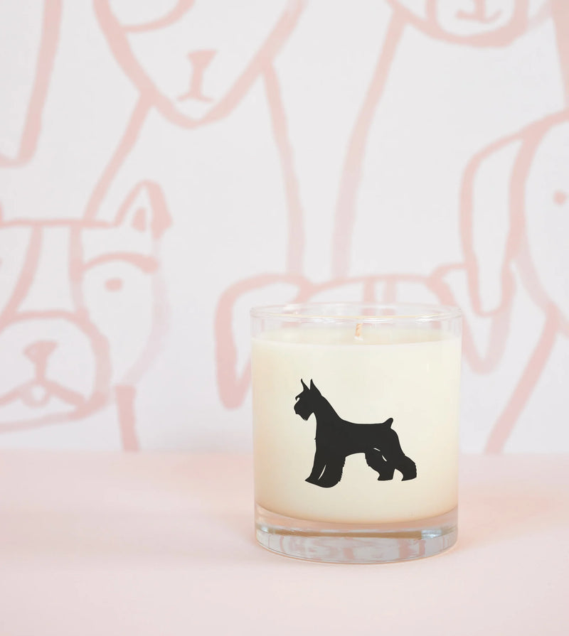 Miniature Schnauzer Dog Breed Soy Candle, from Scripted Fragrence