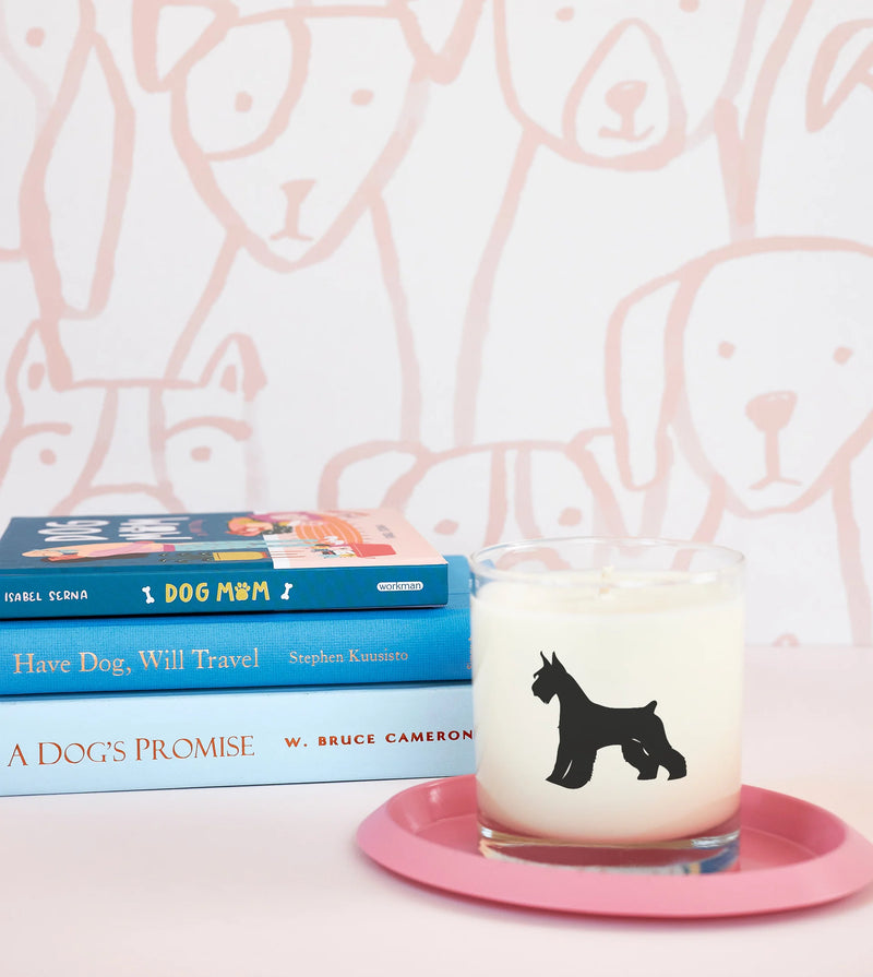 Miniature Schnauzer Dog Breed Soy Candle, from Scripted Fragrence