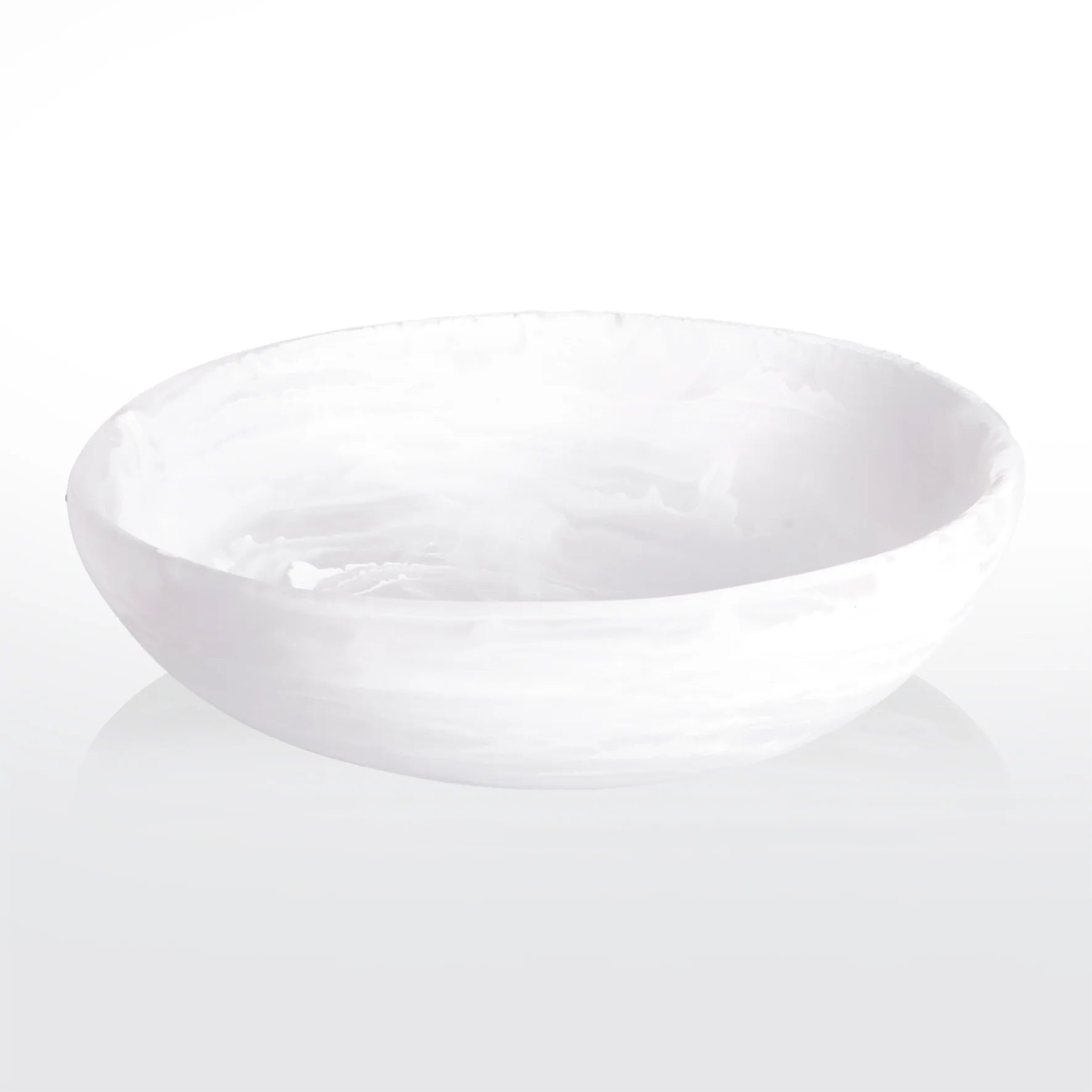 Large Round Bowl in White Swirl, from Nashi Home