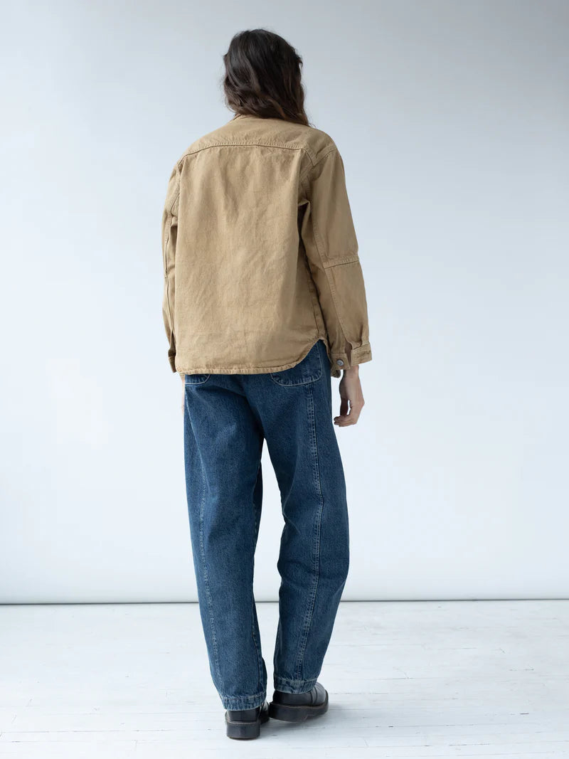 Work Shirt in Stonewash Sand, from Shaina Mote