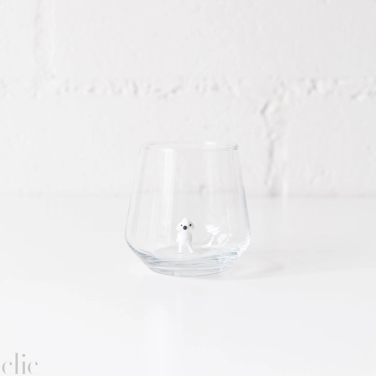 Sheep Drinking Glass