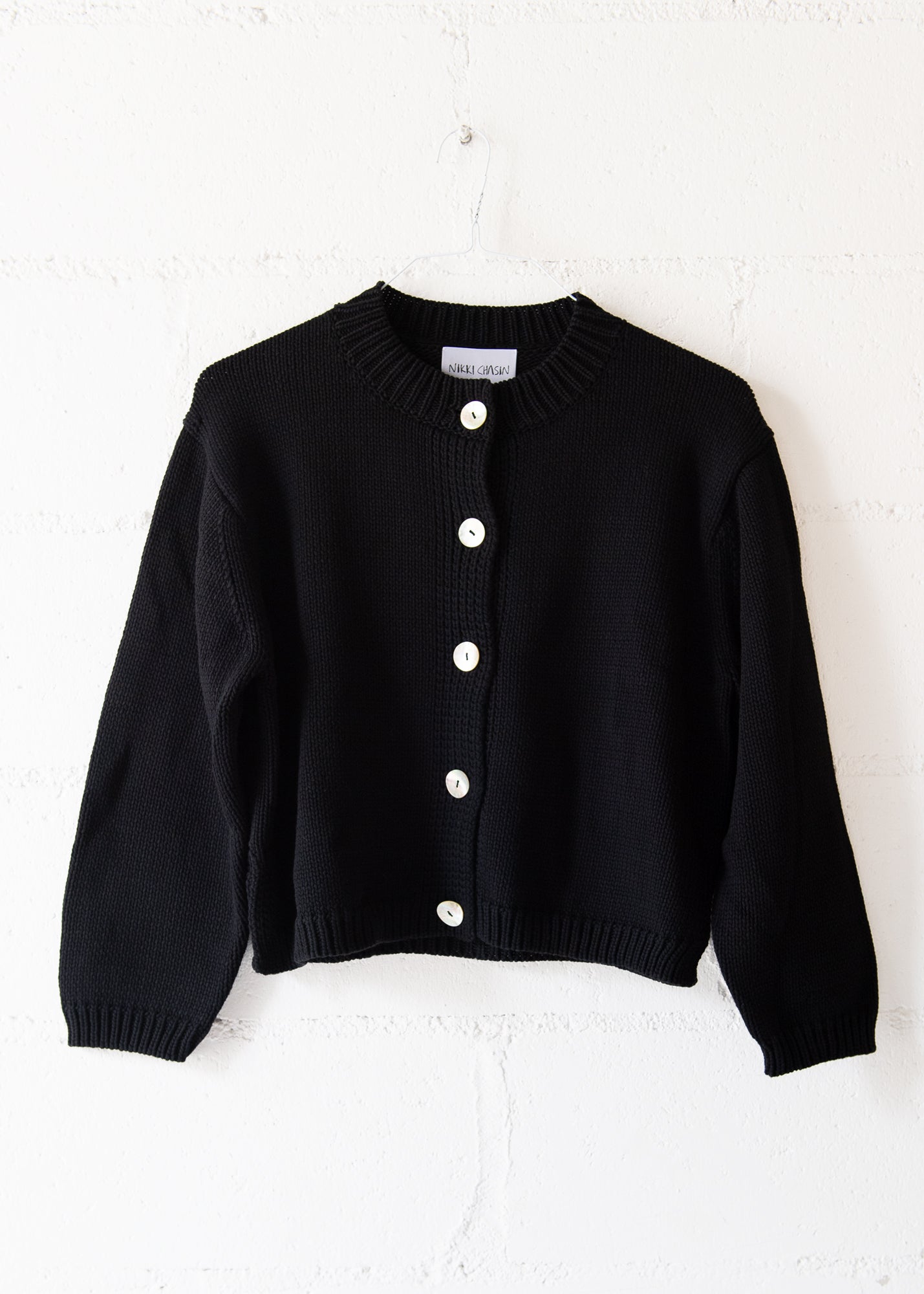 Shipley Cardigan in Black, from Nikki Chasin