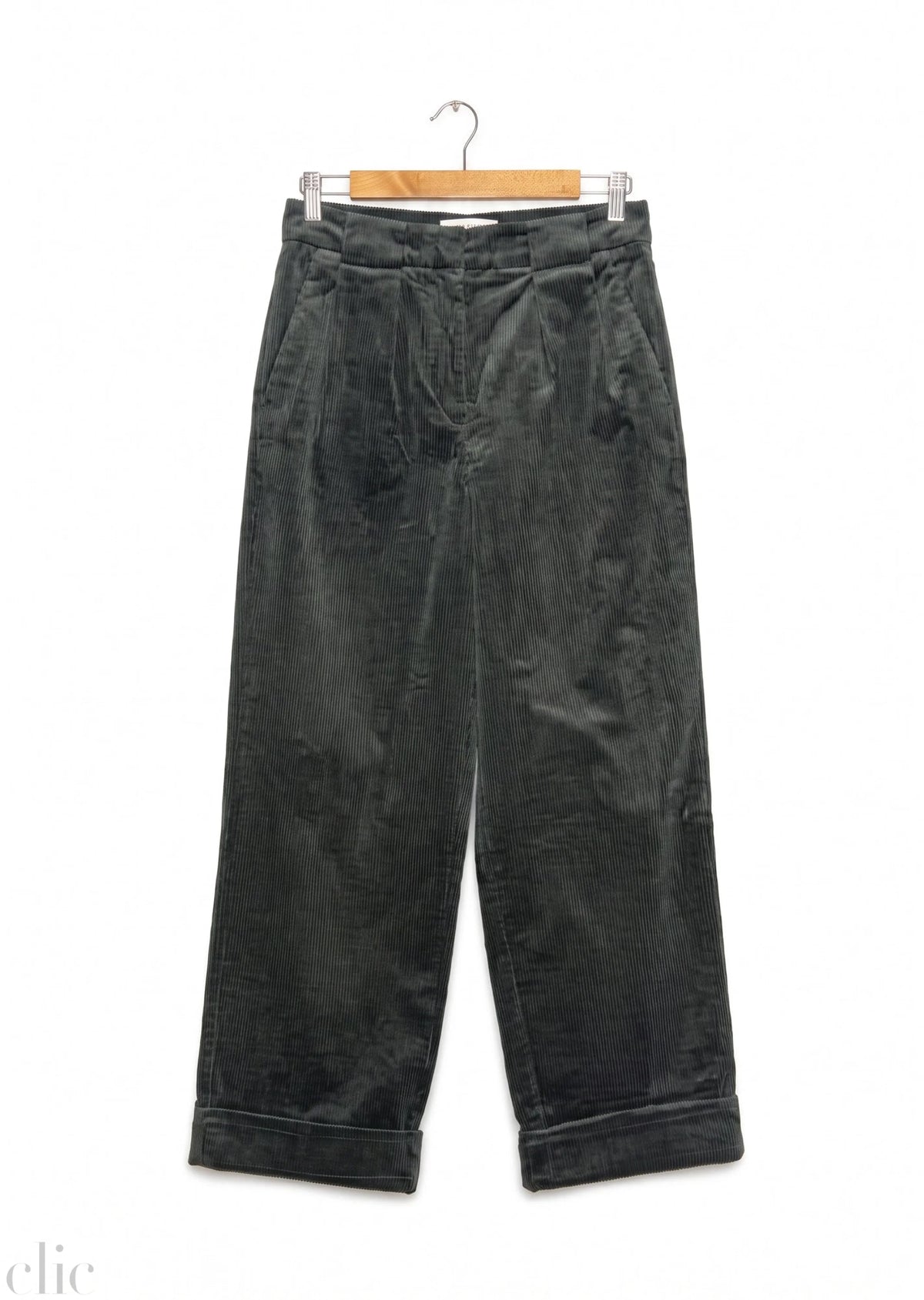 Siril Trousers in Dark Green, from Rue Blanche
