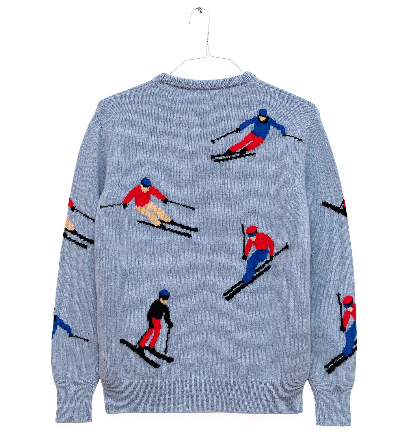 Ski Crew Sweater in Blue, from Harden