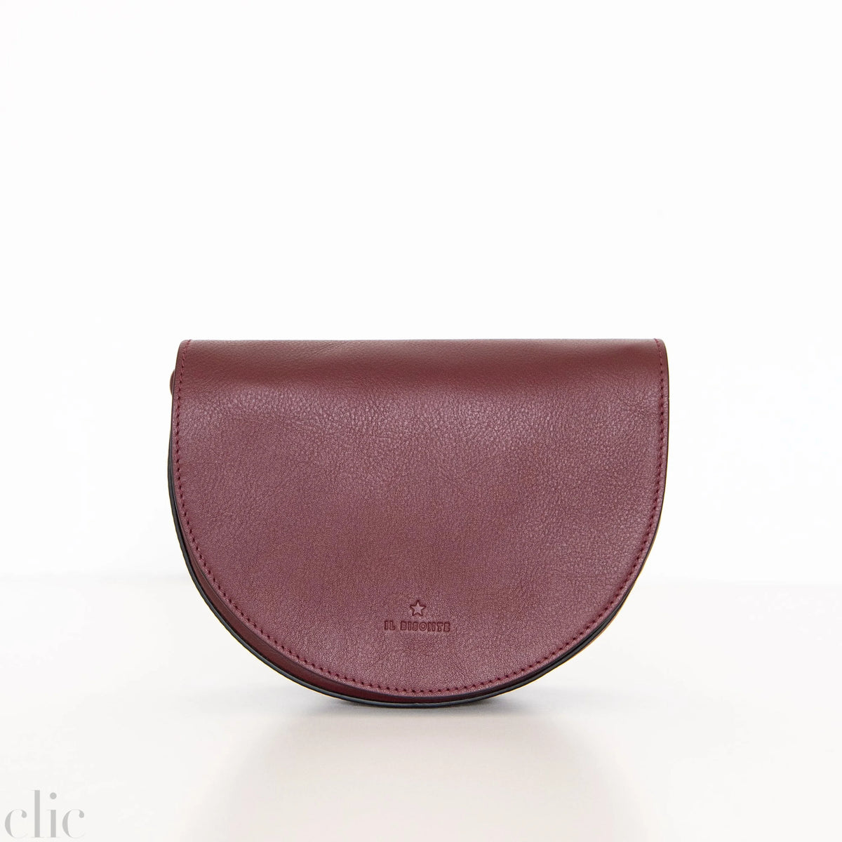 Snodo Crossbody Bag in Black Cherry, from Il Bisonte