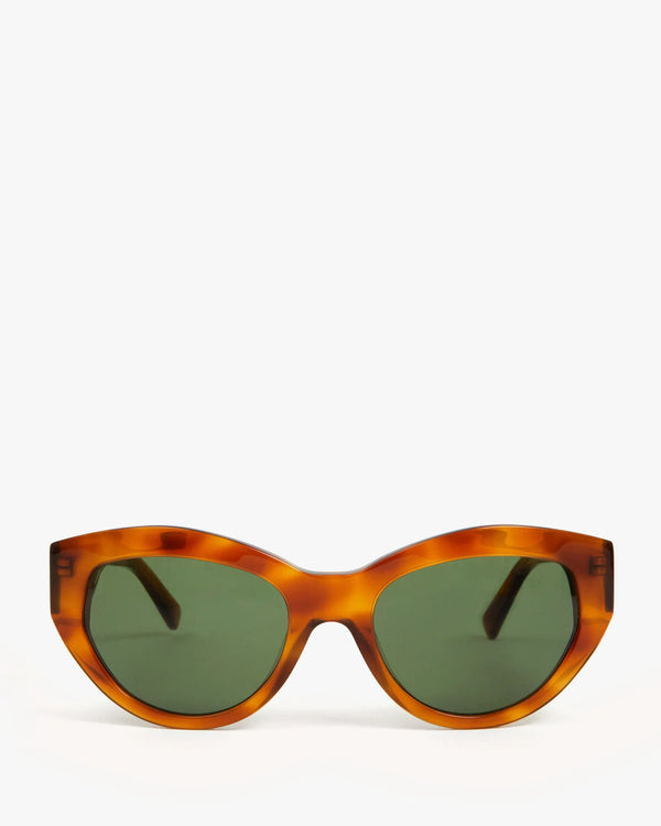 Sophia Sunglasses in Havana Tortoise, from Clare V