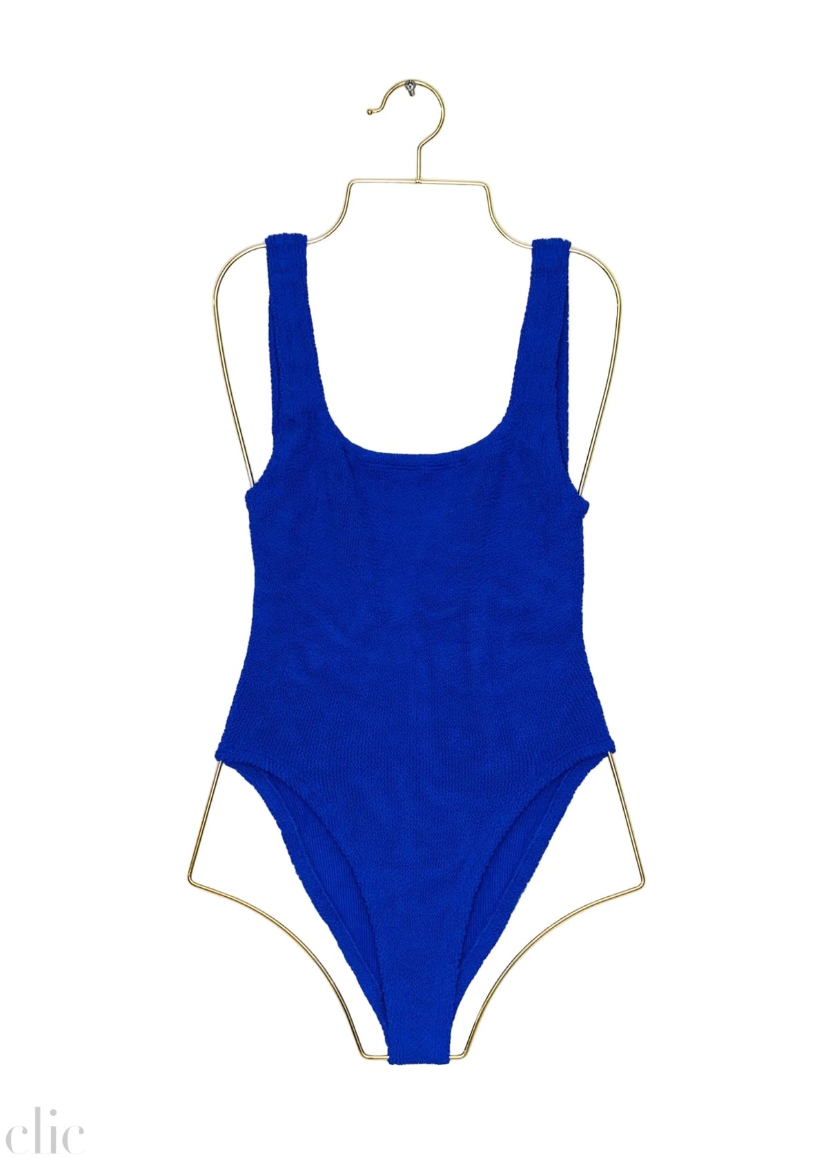 Square Neck Swim in Royal Blue, from Hunza G