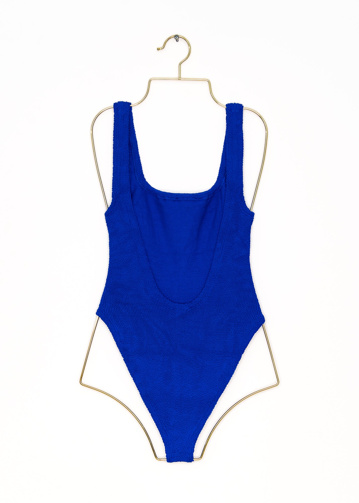 Square Neck Swim in Royal Blue, from Hunza G