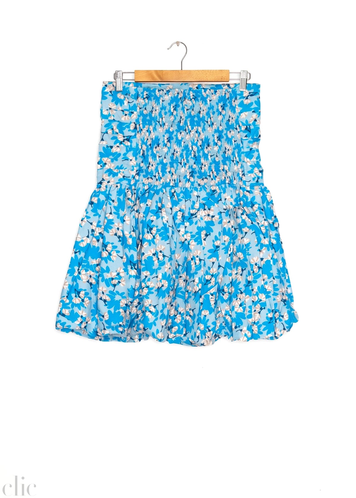 St Tropez Mini Dress in Big Margarita Blue, from Yvonne S