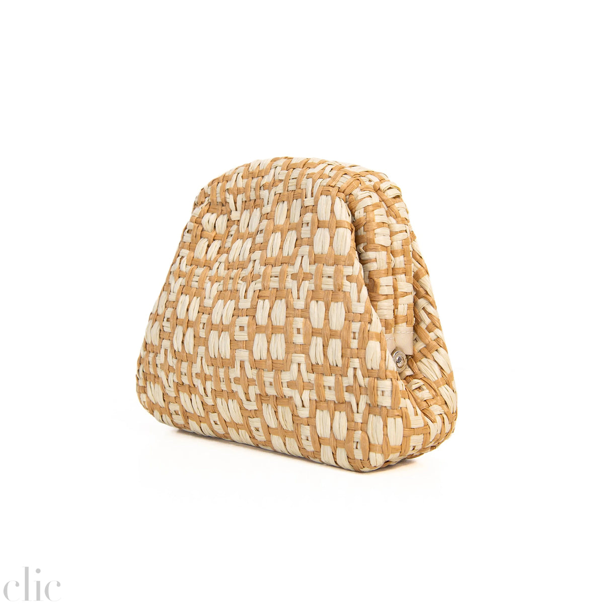 Stella Small Clutch in Natural, from Maria La Rosa