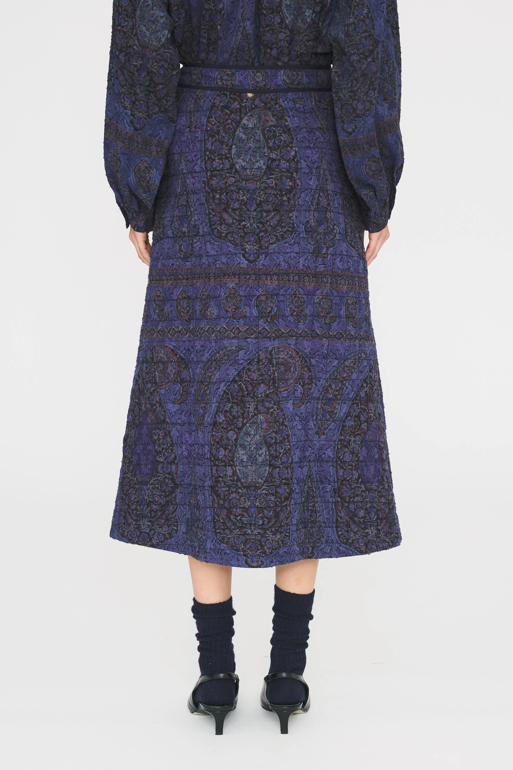 Tamari Skirt in Navy, from Antik Batik