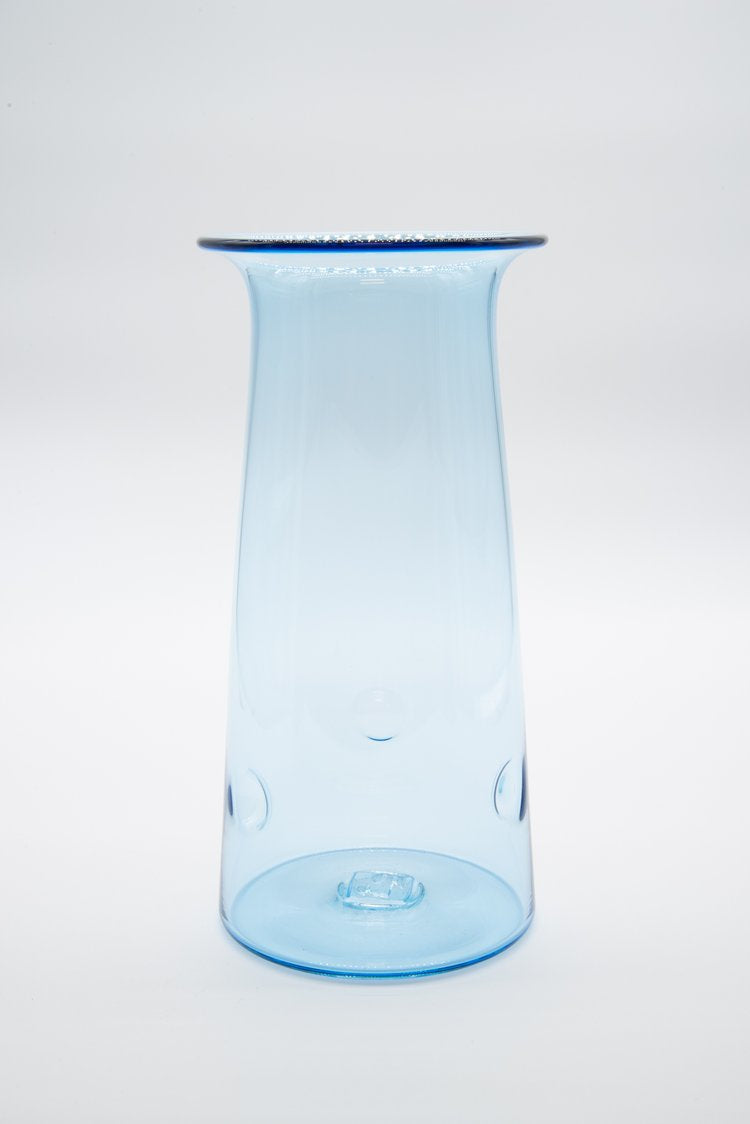 Dimple Bloom Vase in Aqua, from Tyler Barry