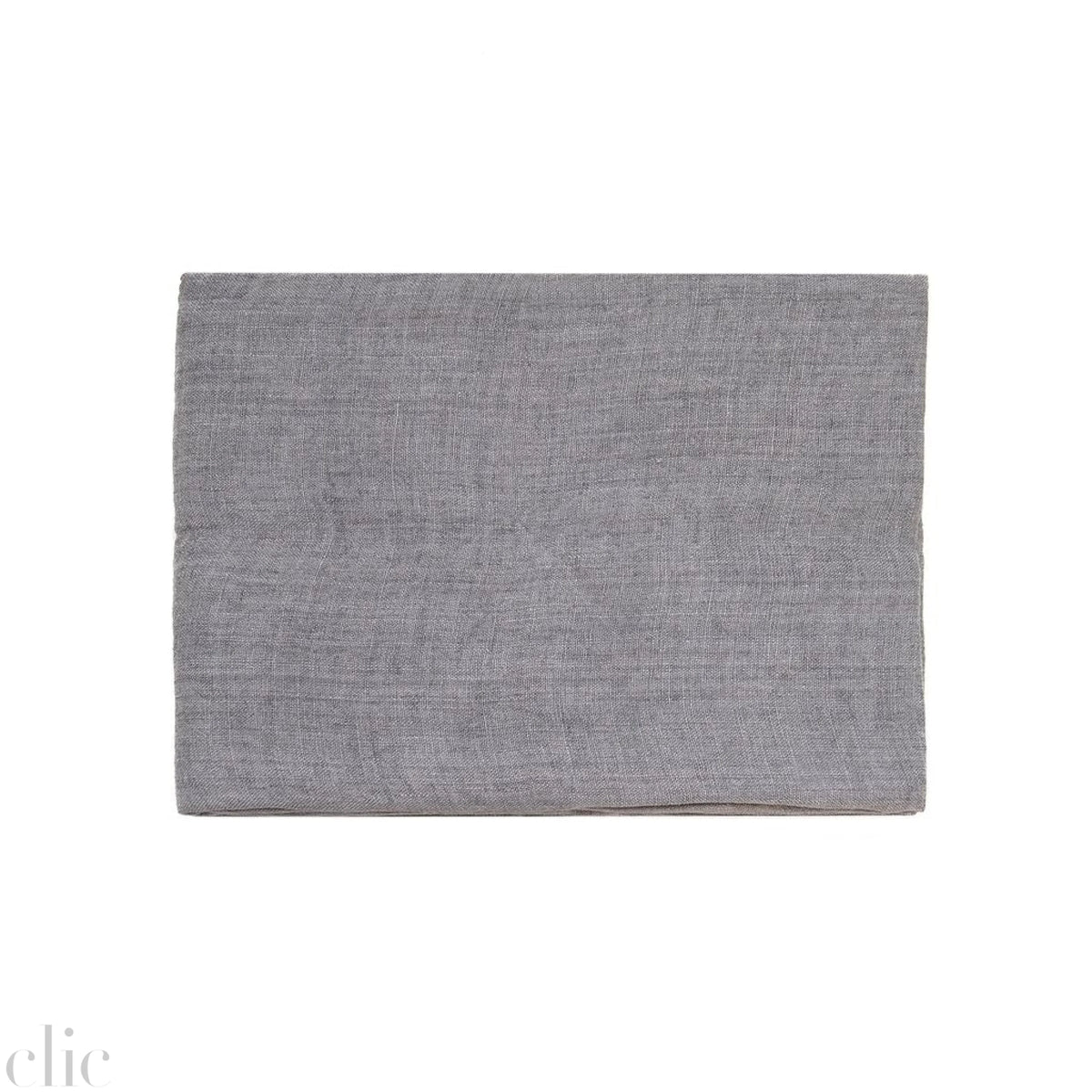 Stone Washed Linen Throw Blanket in Oyster