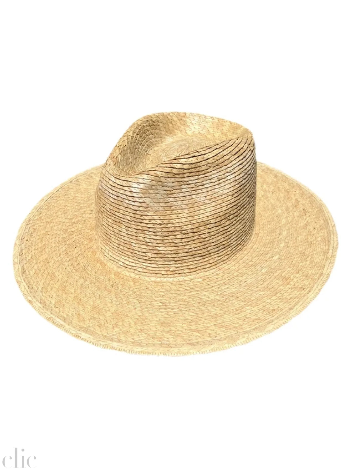 The Parker Palm Straw Hat in Natural, from Chloe Alexis