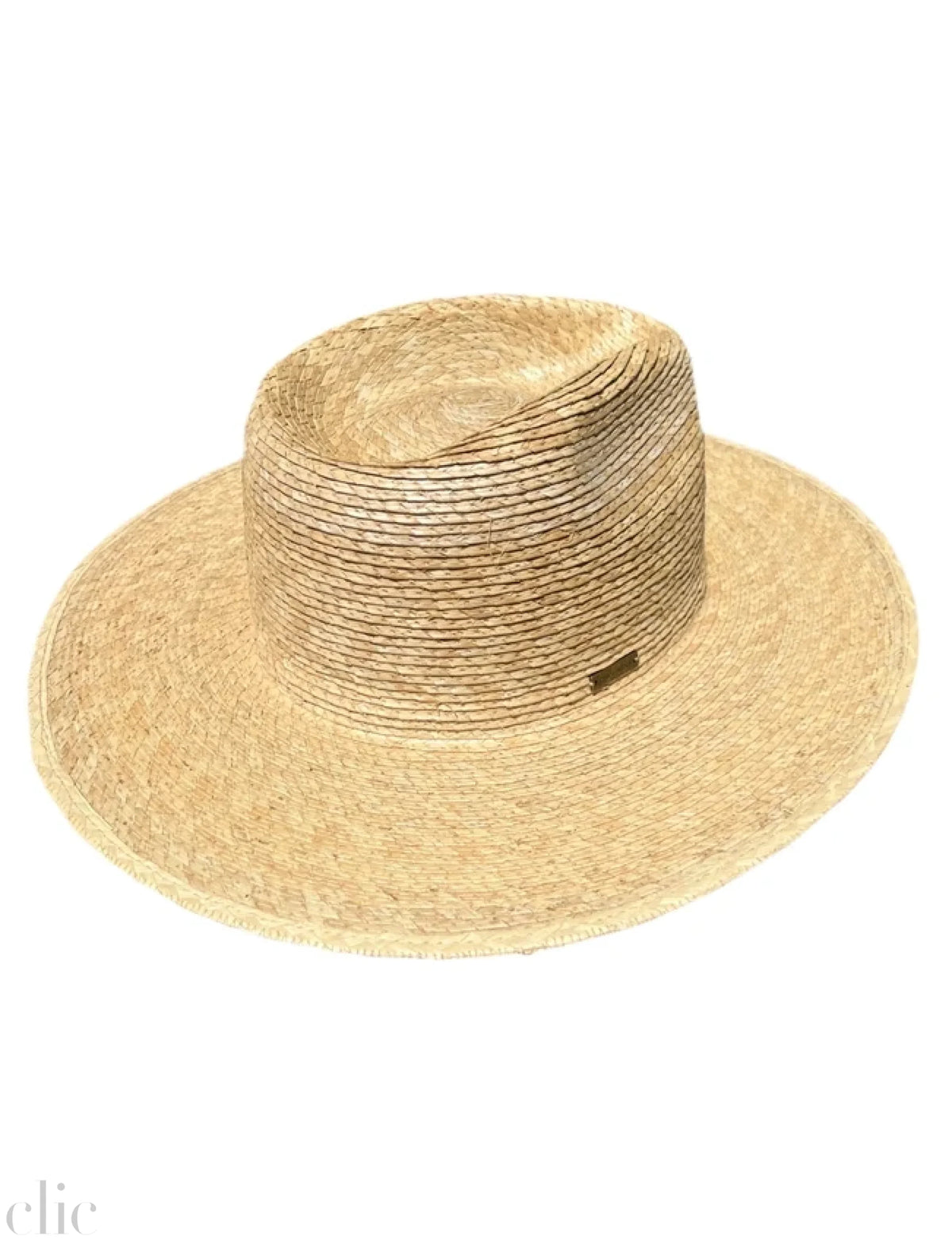 The Parker Palm Straw Hat in Natural, from Chloe Alexis