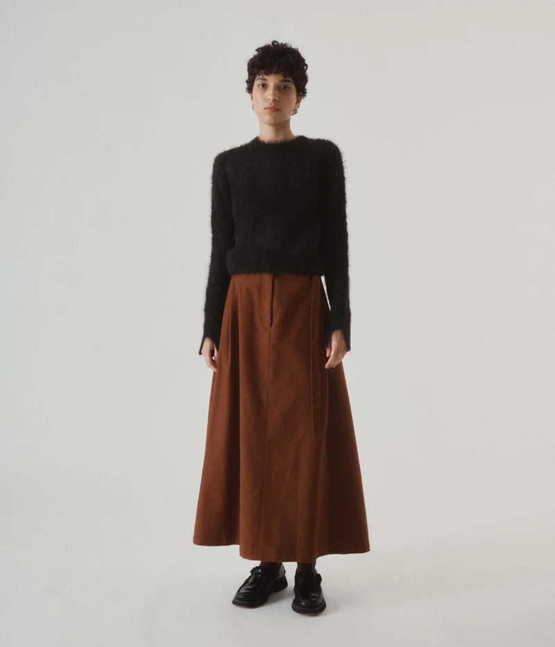 Cropped Sweater in Black, from Sayaka Davis