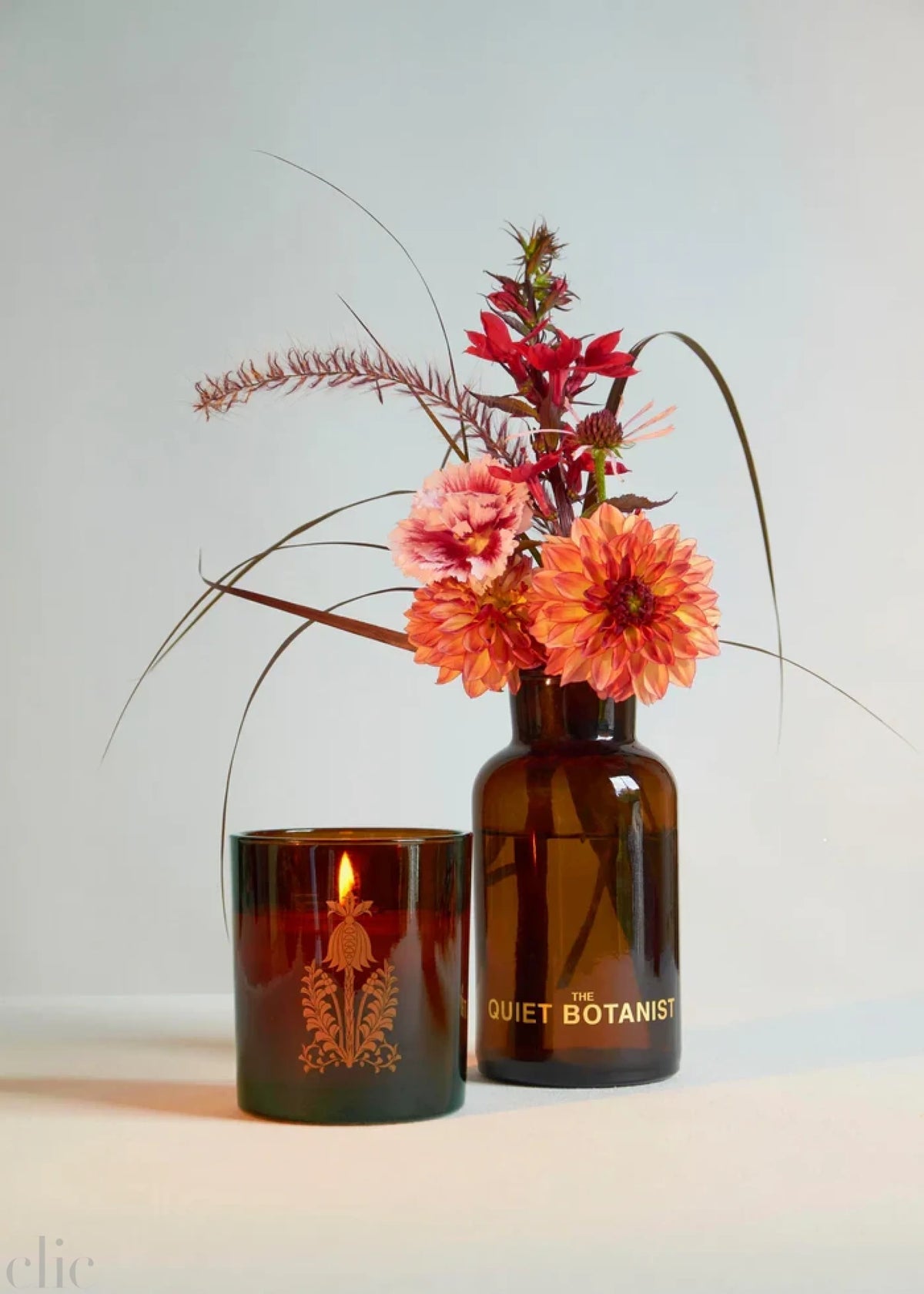 Candle in Moody Blooms, from The Quiet Botanist