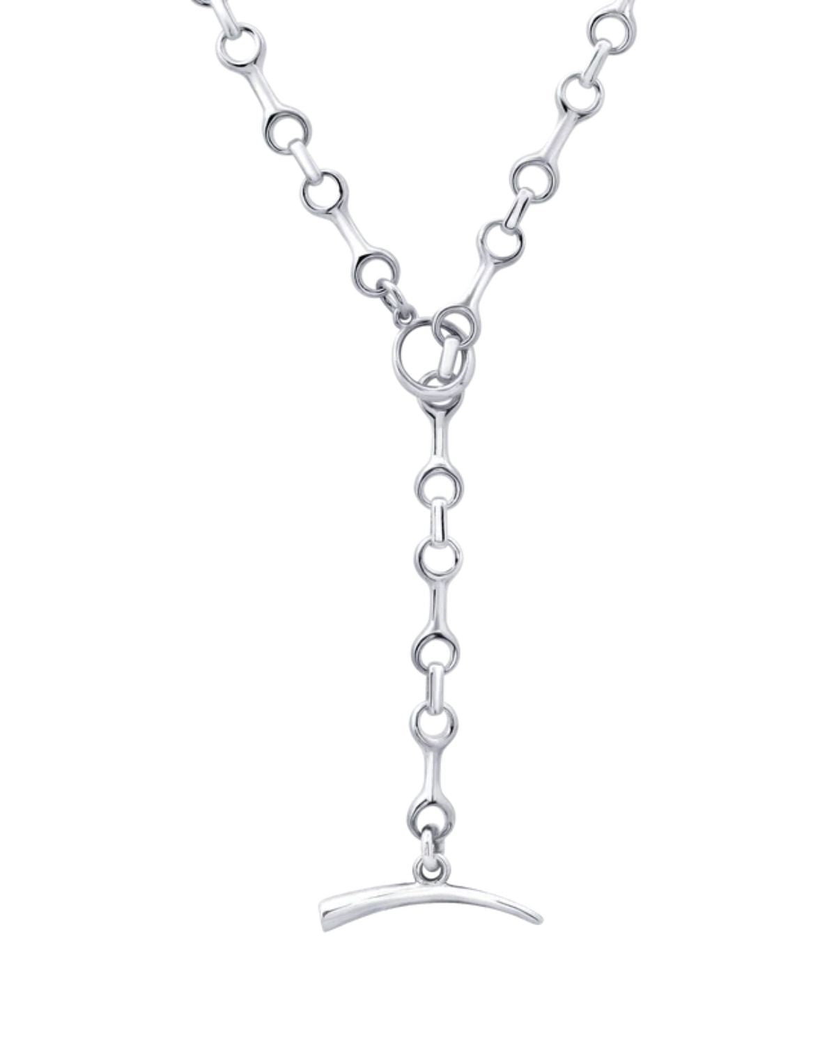 15MM Double Bean Necklace in Sterling Silver, from Gabriela Artigas