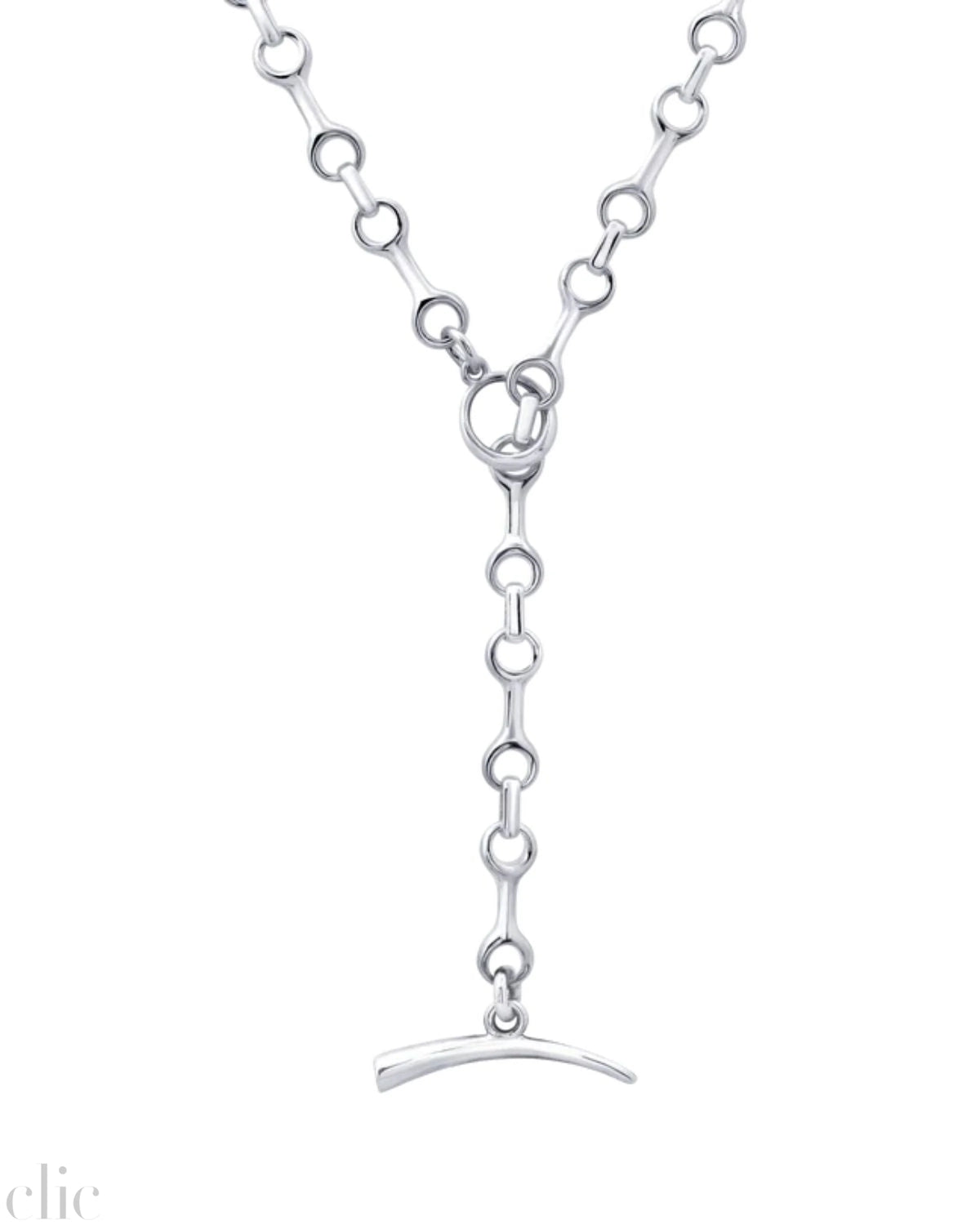 15MM Double Bean Necklace in Sterling Silver, from Gabriela Artigas
