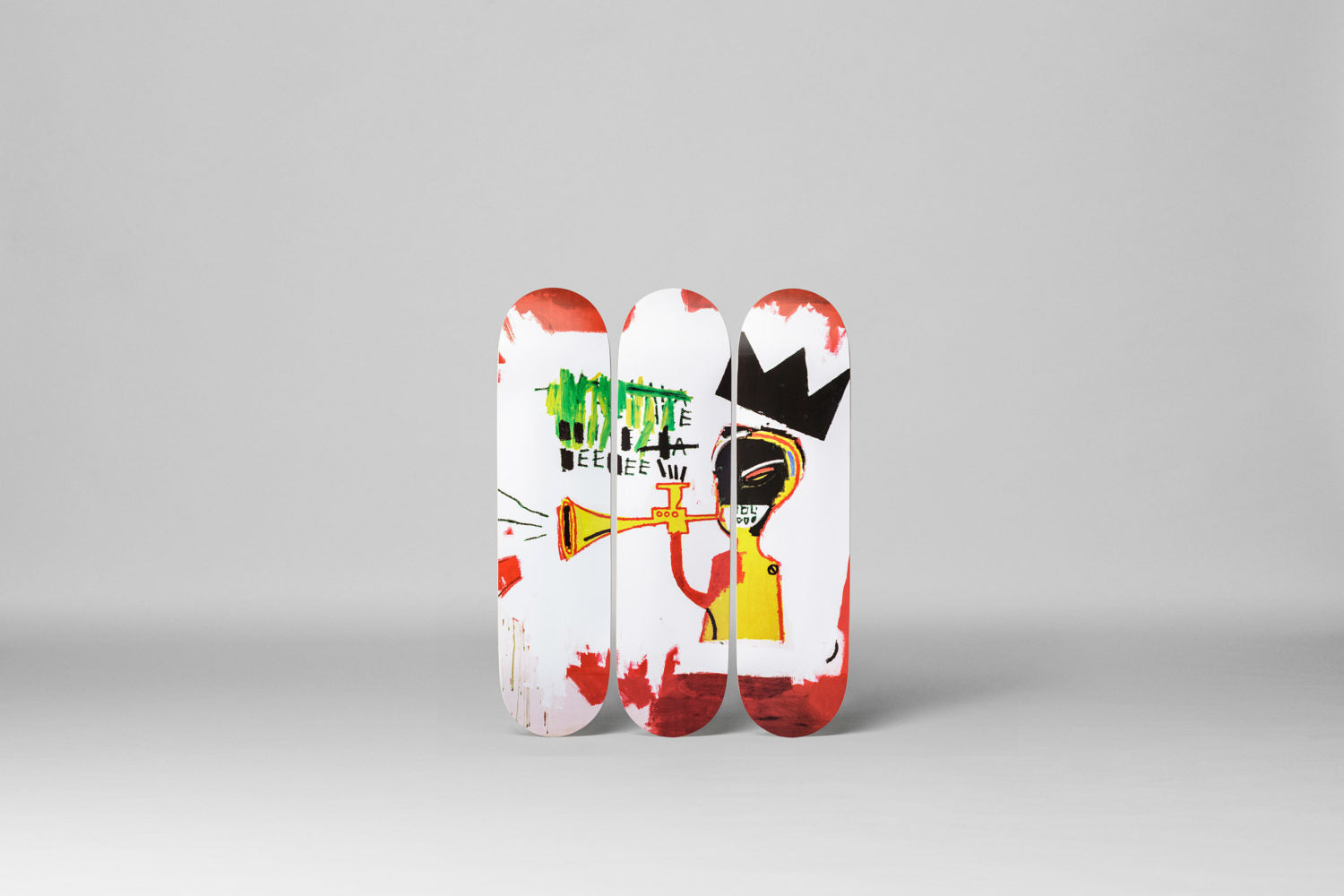 Jean-Michel Basquiat Trumpet Skateboard from The Skateroom