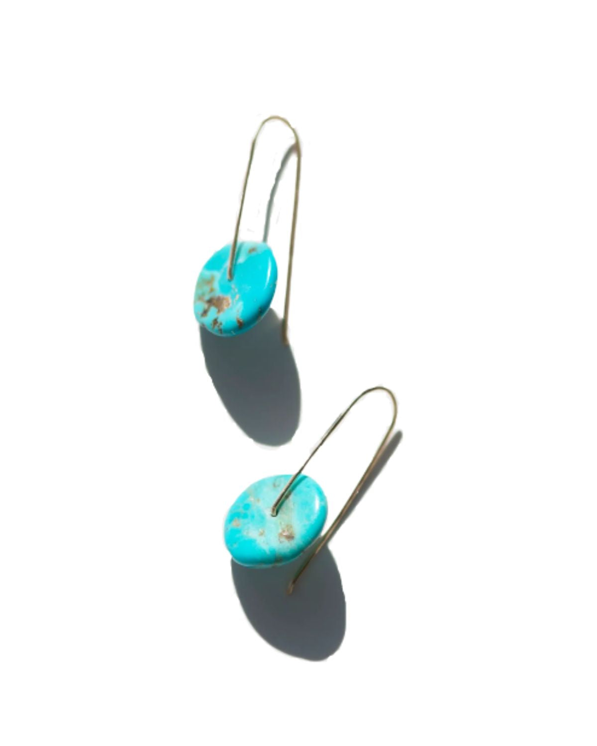 Turquoise Disk Earrings, from Mary Macgill