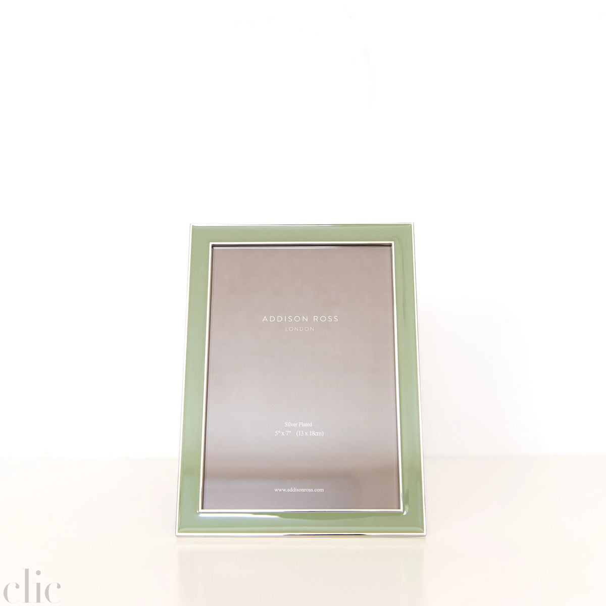 Enamel Frame in Sage Green