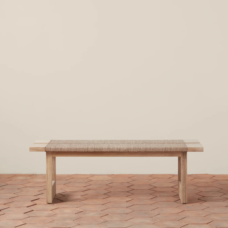 Texture Bench in Natural, from Woven Shop